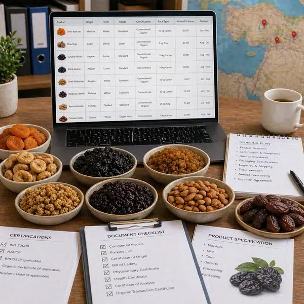 How to Build a Mixed Dried Fruit Sourcing Program from Turkey